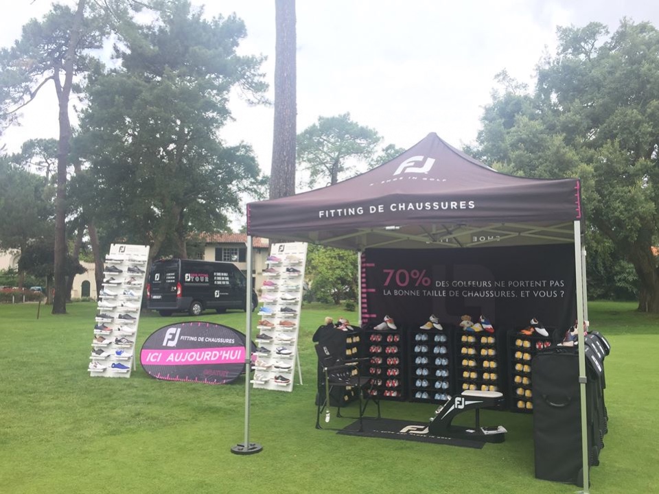 FootJoy golf shoes and textile displays 13