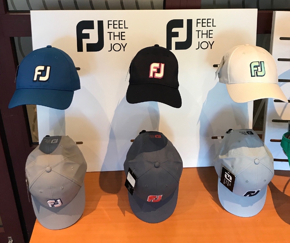 FootJoy golf shoes and textile displays 21