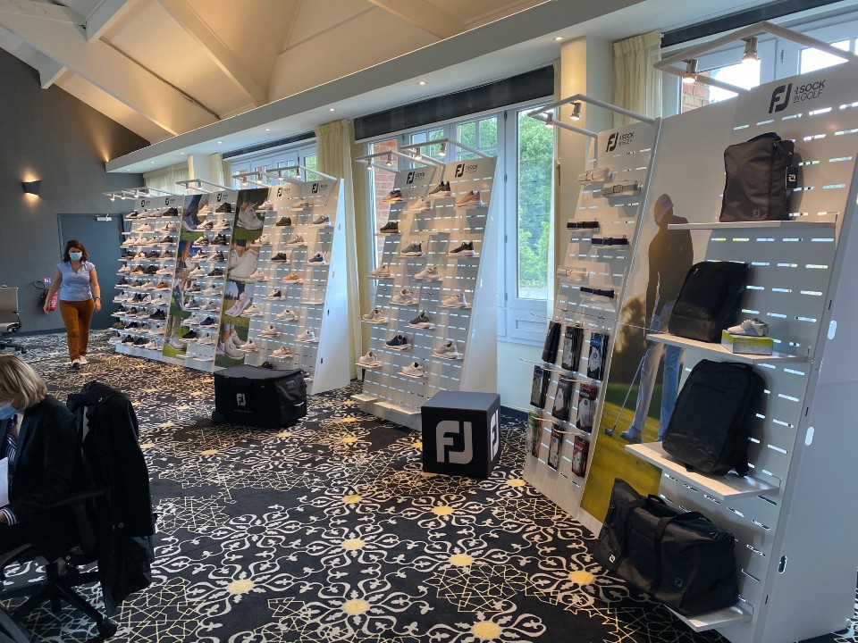 FootJoy golf shoes and textile displays 5