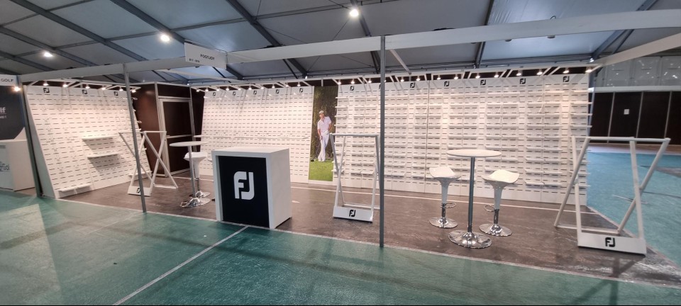 FootJoy golf shoes and textile displays 23