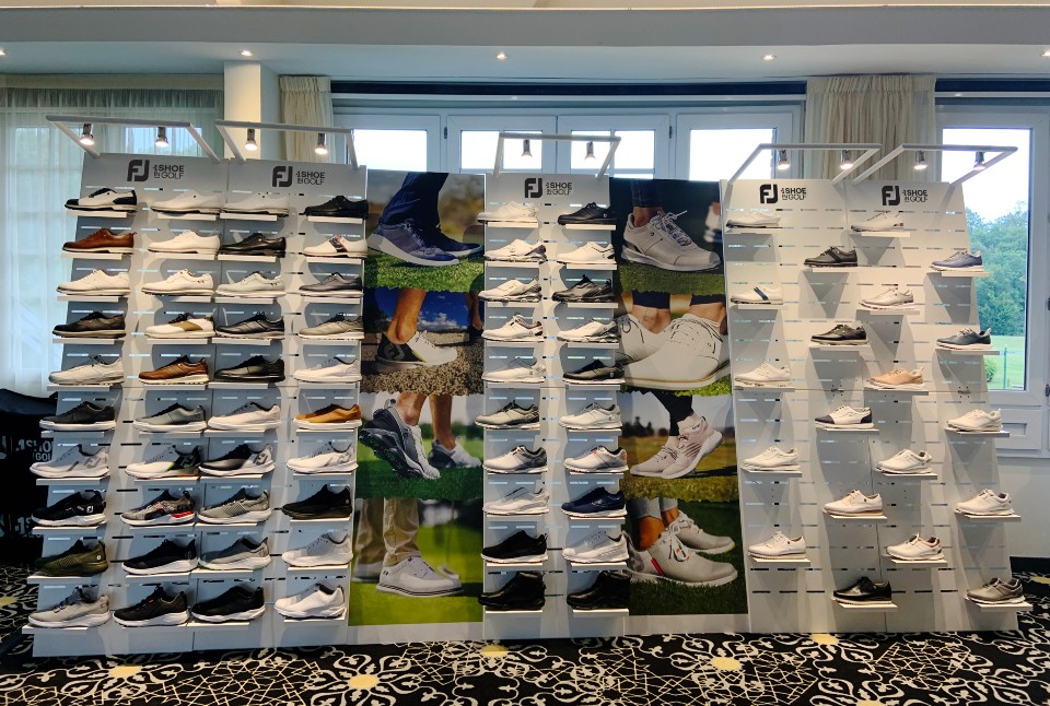 Folding Shoe Rack Display, Retail Shoe Display