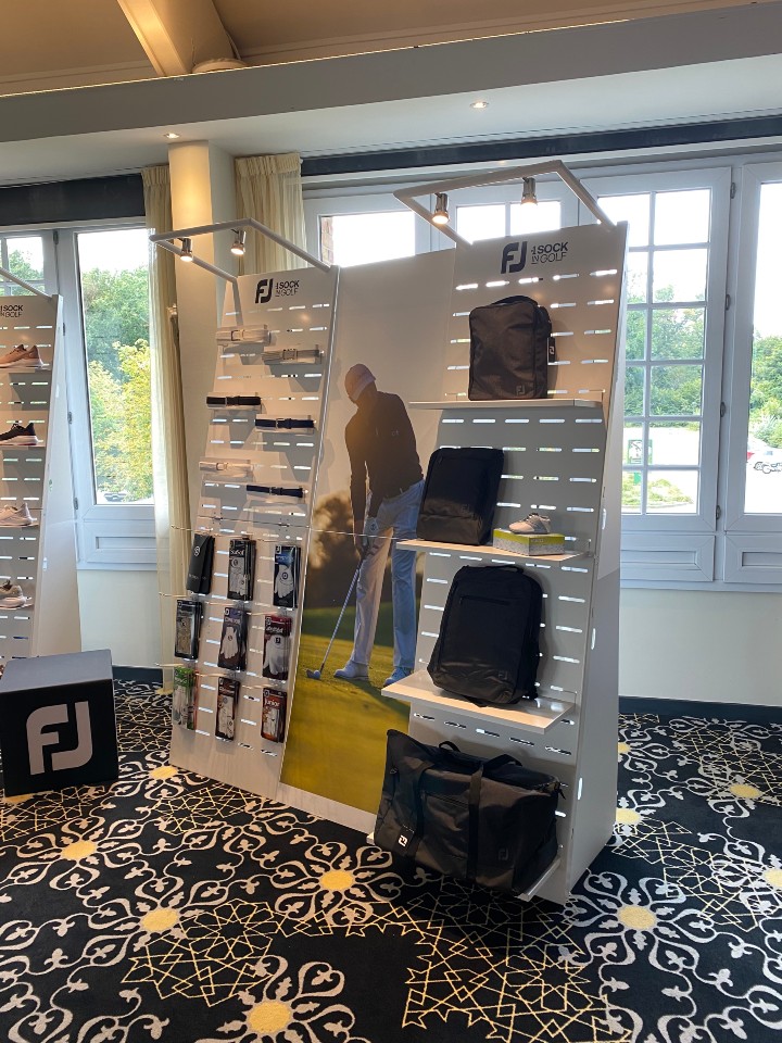 FootJoy golf shoes and textile displays 7