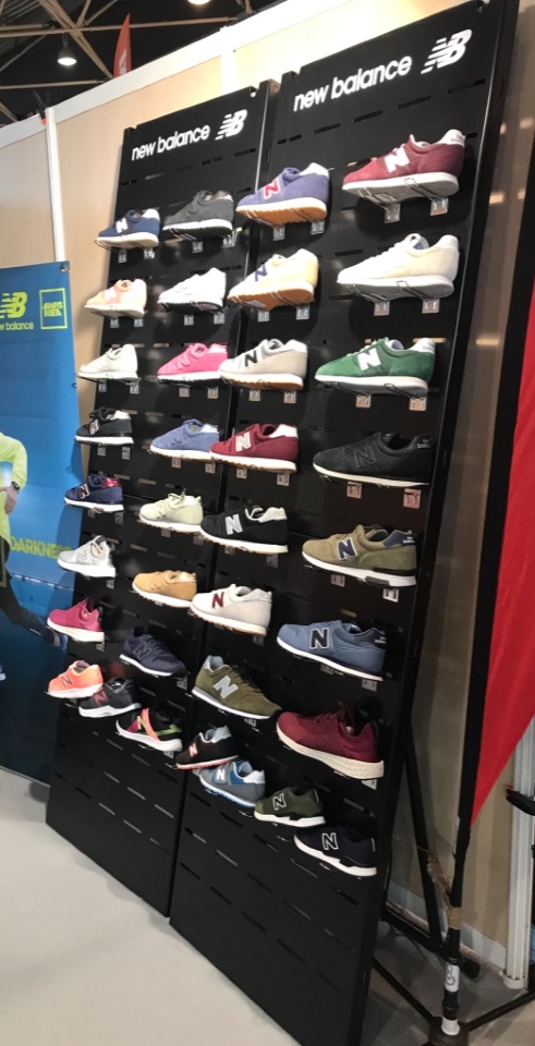 New Balance shoes textiles displays 2