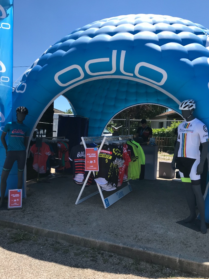 Odlo textiles displays 2