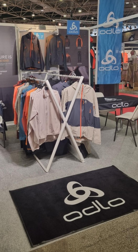 Odlo textiles displays 3