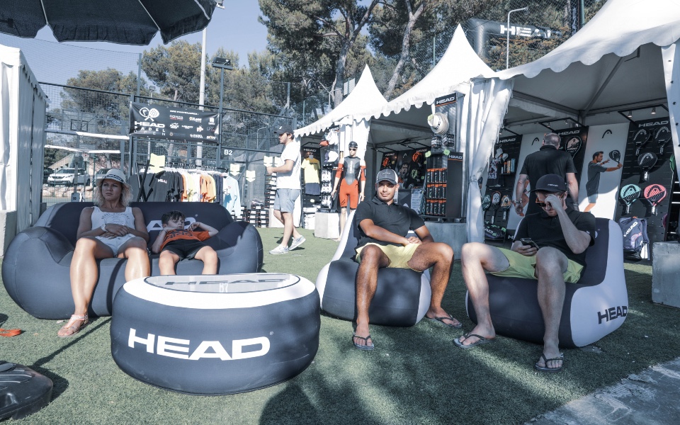 Head Tennis Padel displays 10