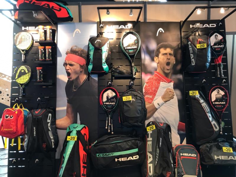 Head Tennis Padel displays 2