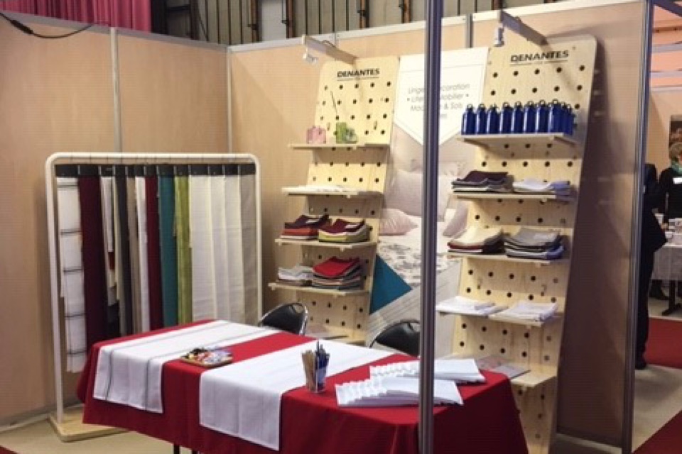 Denantes home textile displays and wardrobe