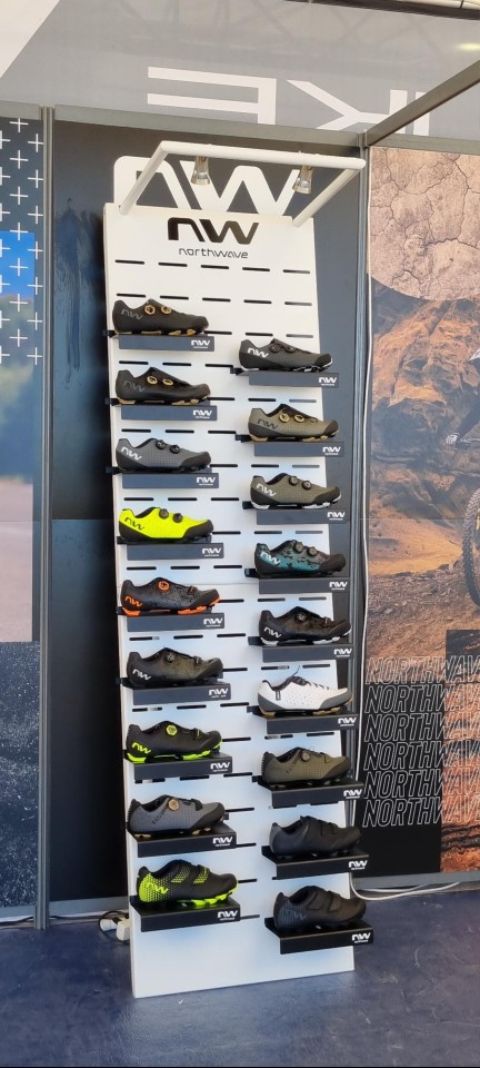 Northwave shoes displays 1