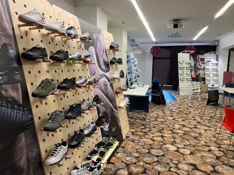 Palladium shoes displays