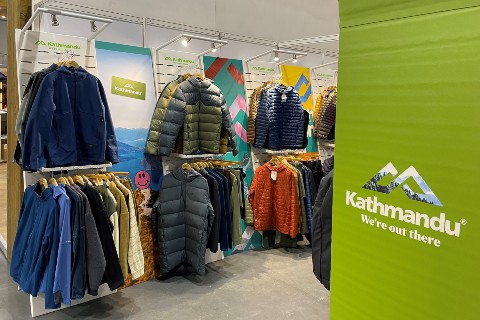 Kathmandu textile displays