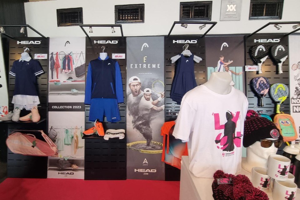 Tennis Open 6eme sens Lyon 2023 displays