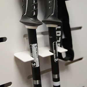 Ski poles holder