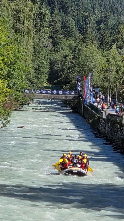 Our displays featured throughout the event village