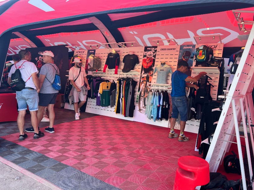 Supporting major brands at this must-attend MTB event