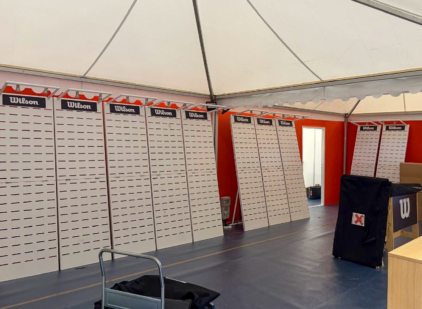 X.Light supports Wilson with the installation of its National Tennis Cup stand